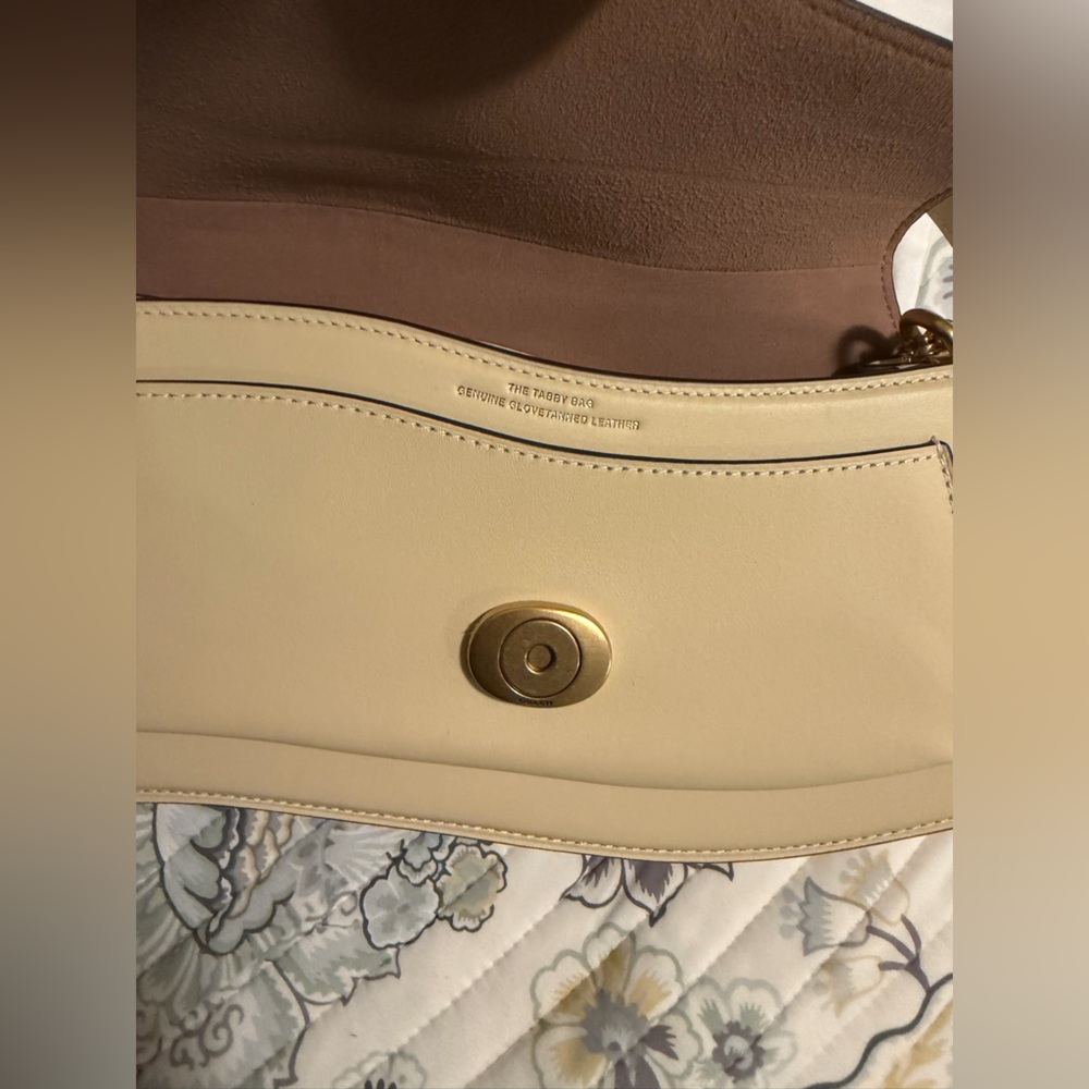 Coach Twisted Tabby Shoulder Bag in Moonlight Butter Yellow - Picture 8 of 10